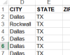 Export data visible on the map to excel